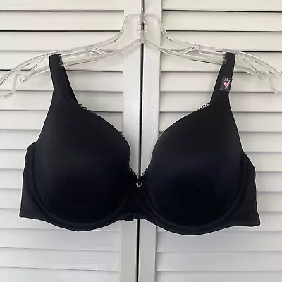 Victoria’s Secret 38D Body By Victoria Lined Demi Bra Black Underwire Nwt • $14.99