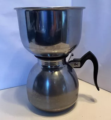 $85 • Buy Cory Nicro Mod 468 Stainless Vacuum Siphon Coffee Maker Pot Rare Vintage No Lid