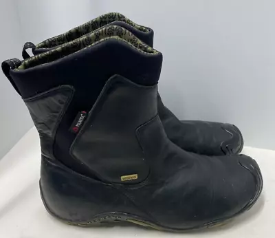 Women’s Merrell Leather Boot Black Forecast Hi Size 9 Polartec Waterproof • $22