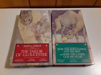 2 Rabbit Ears Storybook Classics VHS - The Tailor Of Gloucester • $6