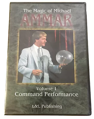 The Magic Of Michael Ammar. Vol 1 Command Performance DVD Magic Tricks L&L 2009 • $19.75