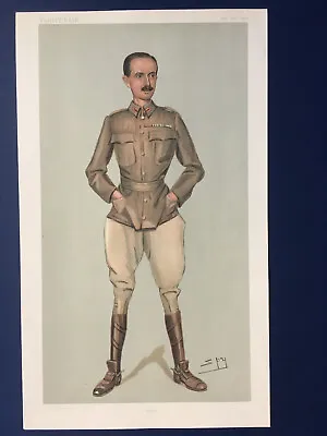 Original 1903 Vanity Fair Print Of Colonel Robert George Broadwood - Boer War • £19.99