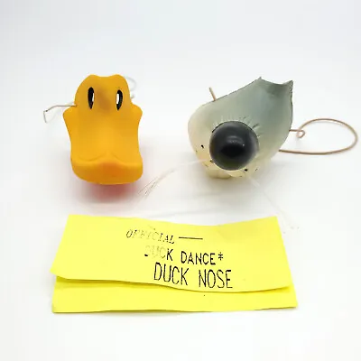 Cesar Duck & Mouse Rat Rubber Nose Lot Halloween Mask Vintage 1983 Prop Face • $19