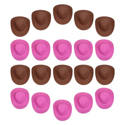 20PCS Mini Hats Western Favors Miniature Doll Hats Decoration Party Dress Hat • $8.88