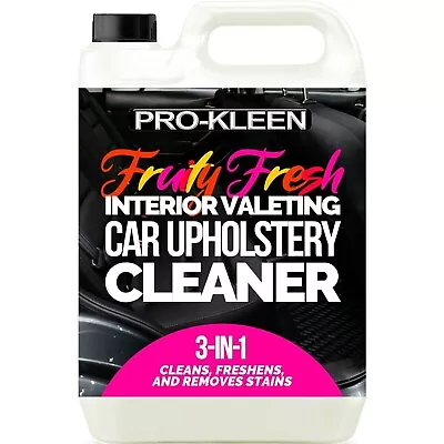 ProKleen Upholstery Interior Fabric Shampoo Car Carpet Cleaner Stain Remover 5L • £17.95