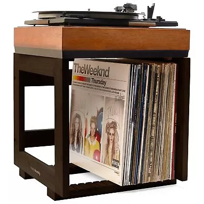 HomeBuddy Vinyl Record Storage - Vinyl Record Holder For Albums Record Crate... • $74.08