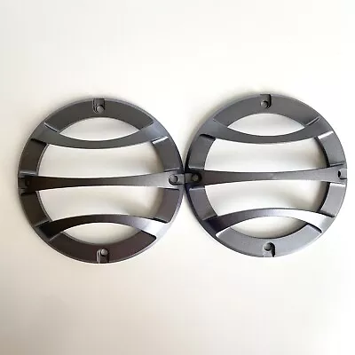 3.5  Full Metal Titanium Gray Aluminium Speaker Cover Grills For Car Audio DJ PA • $29.99