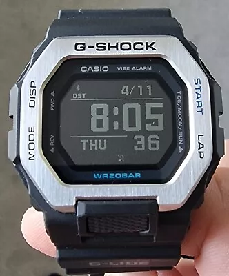 CASIO G-SHOCK GBX-100-1ER Bluetooth Step Counter Tide Graph Moon Phase 200m W/R • £95