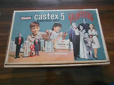 Rare 1964  The Munsters  Castex 5 Casting Set By Emenee Unused  • $899