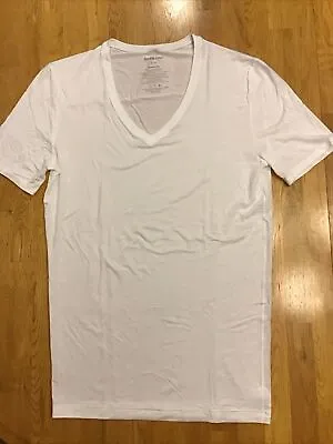 Tommy John Second Skin Deep V-Neck T-Shirt Men White Size M • $24.99