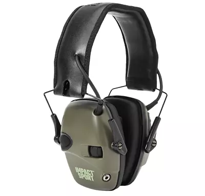 Howard Leight By Honeywell Shooters Electronic Earmuff Impact Sport Green- E1775 • $39.95