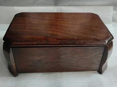 Vintage Oak Sewing/Jewellery Box • £39.60