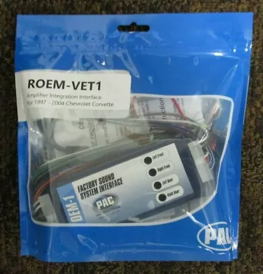 Pac Roem-vet1 97-04 Corvette Bose Amp Integration / Radio Replacement Interface  • $79.99