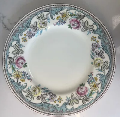 Lot Of 2 Vintage 1934 Minton Moss Rose 10.5” Dinner Plates RARE • $54.56