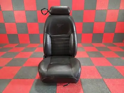 2000-2004 Ford Mustang Convertible RH Passenger Front Seat Black Leather MANUAL • $359.96