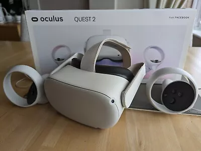 Meta Oculus Quest 2 64GB All-In-One VR Headset With Controllers Boxed • £82