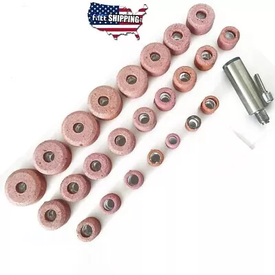 Valve Seat Grinding Stones Set Of 24 Pcs With Black And Decker Holder 9/16   • $74.99
