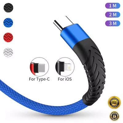 $8.28 • Buy Fast Charging&Data Sync 8in Type C USB C 3M Long Cable For IPhone 14 13 IPad Pro