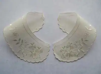 Cotton Collars Broderie Anglais Embroidery Lace Cream Colour 1 5 Or 12 Pairs • £2.50