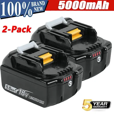 2X 100% Fit Makita 18V Battery 5.0 AH BL1850B OPEN BOX MAKITA 18V BATTERY 5.0AH • $28.89