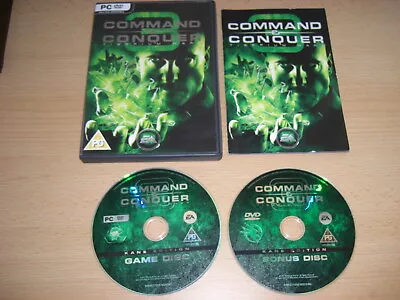 £5.99 • Buy COMMAND AND & CONQUER 3 C&C Tiberium Wars Kane Edition Pc DVD Rom FAST POST