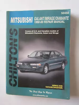 Chilton Mitsubishi Repair Manual Galant Mirage Diamante 1990-00 Paperback  • $10