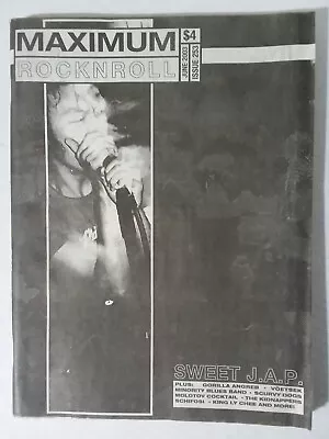 Maximum Rocknroll Magazine #253 (June 2003) Sweet J.A.P. Mia Zapata Update; HTF • $12.99