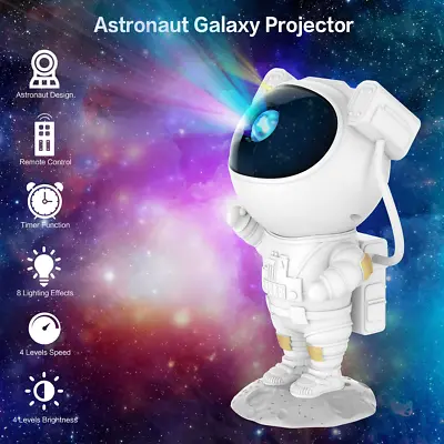 $35.89 • Buy Astronaut Toy Starry Sky Projector Light Gypsophila Laser Projection Light Lamp