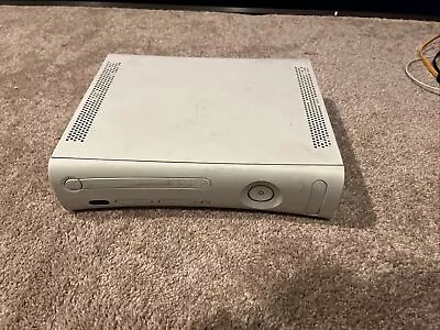 Microsoft Xbox 360 White Console Only No HDD Disc Drive Won’t Open - For Parts • $8.40