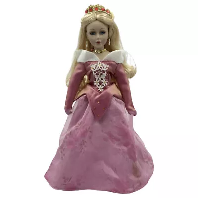 Vintage 1990s Fine Bisque Porcelain Doll Princess 40cm #52 • $24.99