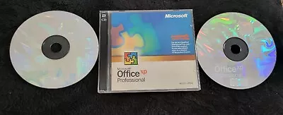 Microsoft Office XP Professional 2002  Academic Edition  2 Disc CDs • $12