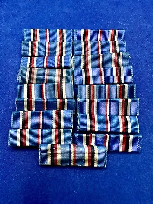 WWII WW2 American Campaign Medal Ribbon Bar (Pinback) A222 • $4.99