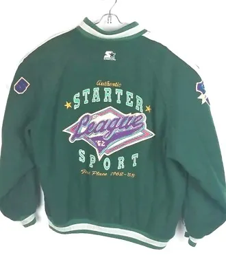 Vintage Authentic Starter Big League Sports 1962-'63 Letterman Wool Jacket XL • $80.50