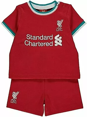 Liverpool Fc T-shirt & Shorts Babies Short Sleeve Football Baby Kit Lfc • £19.45