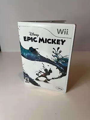 Disney Epic Mickey (Nintendo Wii) Complete W/ Manual - Game Mint • $6