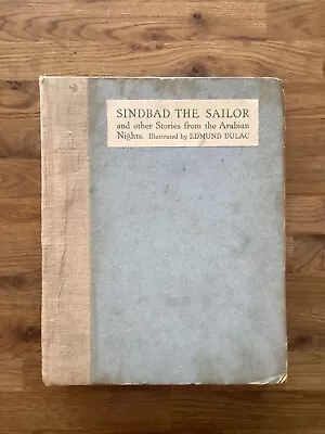 Sinbad The Sailor And Other Stories From The Arabian Nights Illustrated By Dulac • £100
