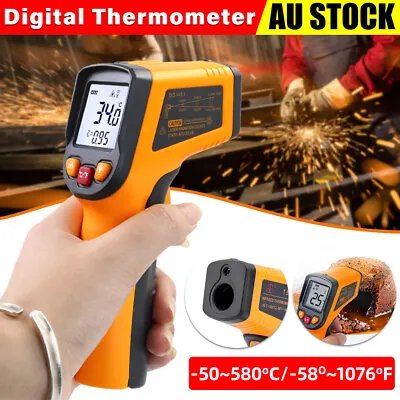 Industrial Infrared Temperature Gun Thermometer LCD Digital IR Laser Pyrometer • $19.95