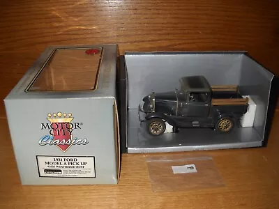 Motor City Classics 1931 Ford Model A Pickup Truck 41005 Weathered Rust In Box • $64.95