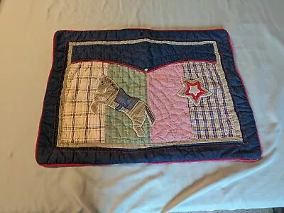 Pottery Barn Kids Horse With Star Pillow Sham Standard Quilted • $15