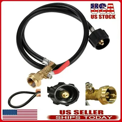 $18.38 • Buy Propane Refill Adapter Hose 350PSI High Pressure Camping Grill QCC1 Type 40” 