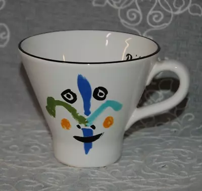 Picasso Living  Face 1963  Masterpiece Editions Ceramic Mug 1996 EUC • $12