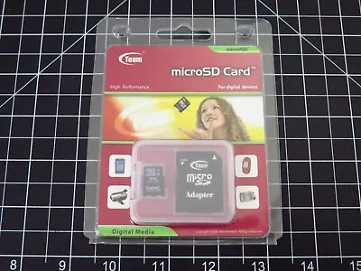 4GB MicroSD Memory Card With SD Card Adapter • $14.99