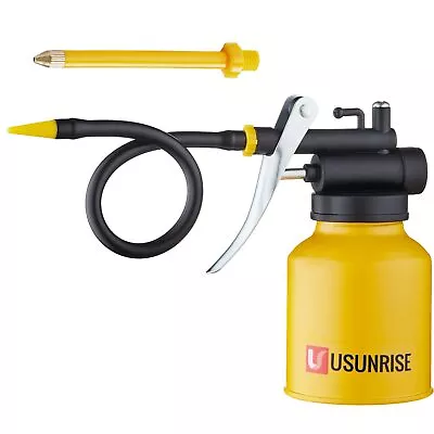 Multipurpose Metal Oil CanOil Can Pump Oiler With 2 Spout For All Lubrication • $13.09