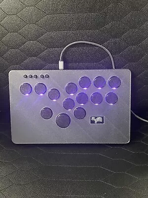 Flatbox V5 RGB Hitbox Fightstick Arcade Box Controller PC/Steam Deck PS4 NS • $70