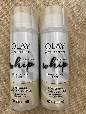 OLAY - Total Effects Cleansing Whip Polishing Creme Cleanser 5 Oz (2-Pac) • $9.98