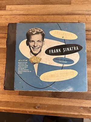 FRANK SINATRA 4 Record Set The Voice Of Sinatra  Columbia C112- 4x78 Rpm Record • $29.95