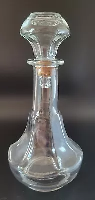 Vintage Glass Cruet Bottle With Stopper • $9.99