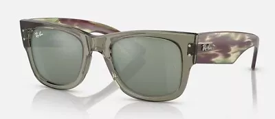 RAY BAN RB0840S MEGA WAYFARER  Sunglasses Green / Silver Lenses • $279.99