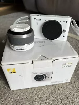 Nikon 1 J1 White Camera (faulty Lens) • $100