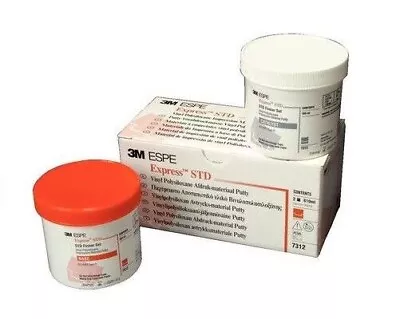 3M EXPRESS STD VPS IMPRESSION PUTTY 2 X 305 ML Base + Catalyst JARs 7312 • $79.99